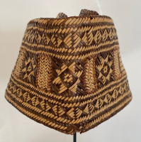 788 Woven Rattan Cap from Borneo